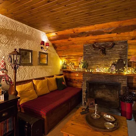 Horská chata Dandy Agoriani - Erato - Fireplace Eptálofos